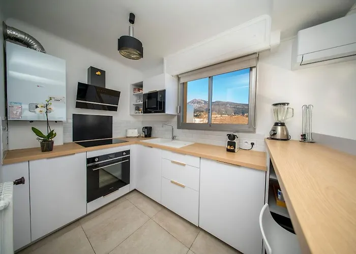 Le Dauphin - Vue Exceptionnelle - Clim - Wifi Apartamento Menton